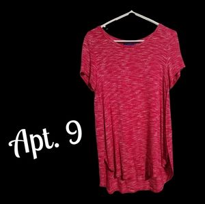 Apt. 9 Pink High Low Tunic Size Small